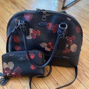 Coach Handbag & Wallet w Crossbody Strap